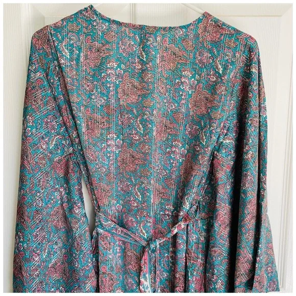 RAGA DRESS KASSIE WRAP DRESS KIMONO SIZE M - Picture 7 of 12